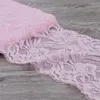 Acessórios de cabelo MASOKAN 1 pacote 10 jardas 15 cm de largura Fita de renda de tule para enfeites Elastic Stretch Crianças Meninas