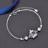 Personalisierte Krone 925 Sterling Silber Projektion Armband Benutzerdefinierte Bild Frauen Armband Geburtstag Geschenke für Liebhaber Familie Souvenir Paar Armband Dropshipping