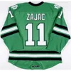 C2604 Mit Youth Kids North Dakota Hockey Jersey 5 Chay Genoway 11 Darcy Zajac 29 Brock Nelson 100 % genähte Fighting Sioux DAKOTA Hockey Jerseys