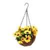 Fleurs décoratives berceau Pot de fleur ornements suspendus pot de fleurs panier maison jardinage artificiel plantes cour décor cintre extérieur