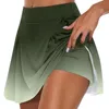 Kjolar i kjolar för kvinnor trendiga sommartryck tennis golf kjol yoga sport aktiva shorts kjol streetwear kvinnors korta kjol 230603