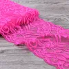 Acessórios de cabelo MASOKAN 1 pacote 10 jardas 15 cm de largura Fita de renda de tule para enfeites Elastic Stretch Crianças Meninas