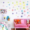 Bricolage créatif points colorés autocollant Mural pour enfants enfants chambres chambre décoration de la maison Art Mural décalcomanies PVC autocollants papier peint