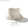 Lady Small Head Fishing Hat Male Wide Brim Panama Hatts Män Bomull Plus Size Bucket Hat 54-56CM 56-58CM 55-59CM 58-60CM 60-63CM L230523