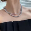 Choker French Vintage Grey Markened Imitation Pearls Halsband för kvinnor Personlighet Elegant Young Girls Party Jewelry N637