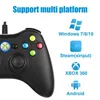 Spelkontroller Dual Vibration USB Wired Controller Gamepad för PC Windows 7/8 /8.1/10/ Microsoft Xbox360/Xbox 360 Slim Joystick