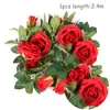 Dekorative Blumen Künstliche Blume Gefälschte Rose Rebe Kranz Efeu Hängenden Korb El Büro Hochzeit Party Garten Hintergrund Wand Dekoration