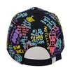 S Fashion Letter Baseball Cap Graffiti Sun Hip Hop Visor Spring Hat Men القطن القابل للتعديل للنساء قبعات 230603