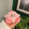 Plysch nyckelringar 12 cm rosa stjärna kirby kawaii tomy keyring mjuka fyllda leksaker nyckelringning waddle dee äventyrsspel gåvor för barn 230603