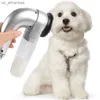 Aspirapolvere per peli di animali domestici Dispositivo per la pulizia dell'aspirazione della pelliccia Animali domestici Accessori per cani Cordless Portatile per animali domestici Massaggio Aspirapolvere L230523