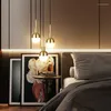 Lampy wiszące proste postmodernistyczne światła LED do baru Bderoom Bedside Bar