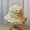 Chapeau d'été pour femmes Pliable Creux Dentelle Garniture Str Chapeau Filles Voyage En Plein Air Casual Mode Str Été Cool Chapeau Seau Chapeaux L230523