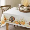 Tischdecke Thanksgiving Ernte Herbst Druck Wasserdicht Küche Restaurant Bankett Zimmer Hochzeit Dekor Tisch Matte Tapete R230605