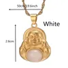 Pendant Necklaces Fashion Style Buddha Chains For Woman Girl Amulet Chinese Maitreya Jewelry