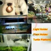 Tillbehör Aquarium Plastic Divider Coral Frag Fish Tank Holder Egg Crate Drip Tray Cover Holding Net Mat Multifunktion Holder