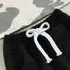 Clothing Sets Toddler Boys Summer Outfit Casual Kids Sleeveless O Neck Camouflage Vest and Black Drawstring Shorts