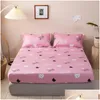 Conjuntos de cama design de moda lençol de cama moderno protetor de colchão para uso doméstico contra poeira er colcha antiderrapante com fronha superior F0087 210319 Dh9Rv