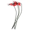 Fleurs décoratives 4 Pcs Bird Paradise Fleur artificielle Home Accents Decor Articles hawaïens