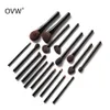 Ferramentas de maquiagem Ferramentas de maquiagem OVW 28pcs Definir escovas de cosméticos profissionais de cabelos naturais cabelos sintéticos mix mix pincel kit face olho maquiagem 2