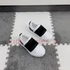 Wysokiej jakości dziecięce marki designtor deskateboard buty dla dzieci drukowane cielę skórzane maluch chłopcy i dziewczęta Graffiti Sneakers Portofino Outdoor Małe białe buty