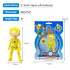 Action Toy Figures Petronix Defenders 3-tums Articulated Action Matt med ryggsäck Moverble Joint Action Figure Transforming Anime Kid Toy Gift 230605