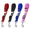 Ny 1 dator Nylon Pet Dog Cat Car Seat Belt Justerbar sele Säkerhetsbälte Led Leash For Small Medium Dogs Travel Clip Pet Supplies