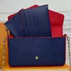 3pcs set WOMEN luxurys designers bags leather WOMAN purse key card Wallet Handbag messenger crossbody men's wallet shoulder bags Totes BACKPACK