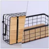 Storage Bottles Basket Decorative Exquisite Home Creative Iron Organizing Ornament Household Container