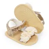 Primi camminatori Summer Born Neonate Scarpe Flower Lace Sandali Fashion Infant Toddler Soft suola antiscivolo 0-18 mesi Walker