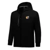 Catania Calcio Men Jackets 가을 따뜻한 코트 레저 야외 조깅 후드 스웨트 셔츠 전체 지퍼 긴 소매 캐주얼 스포츠 자켓