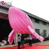 Aangepaste 7m (23ft) Hoogte Gigantische opblaasbare walvisballonnen Inflatie Ocean Dieren Modellen voor openluchtdecoratie advertentie -evenement Toys Sports With Blower