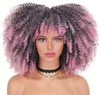 14Inch Multicolor Choice Puffy Explosion Wigs African Curly Hair Wigs Mångsidiga stilar Uppgradera ditt utseende