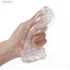 Masturbators NXY Masturbators Male Sex Toys Masturbator Cup Soft Pussy Transparent Vagina Adult Endurance Exercise Products Vacuum Pocket for M