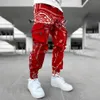 Pantaloni Pantaloni cargo Paisley Pantaloni da jogging riflettenti da uomo di moda Pantaloni streetwear oversize Haruku Pantaloni da jogging Hip Hop Pantaloni neri Pantaloni