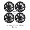 New 4PCS For Tesla Model Y 19 Inch Hub Cap Original Car Replacement Wheel Cap Automobile Hubcap Full Cover Accessories 2021 2022