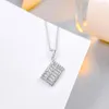 Pendanthalsband Lady Fashionable Calculator Abacus Halsband Kinesisk stil Counting-Frame Jewelry Charm Chain Wedding Party Lovers Gift