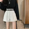 shorts de veludo cotelê feminino inverno primavera elástico cintura bolsos cintura alta moda novo casual short preto quente mujer sexy