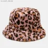 New Fashion Women Bucket Hat Faux Fur Fisherman Cap Multicolor Soft Warm Cloche Hats Winter Warm Outdoor Casual Fisherman Hat L230523