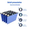 EU Stock LifePo4 100AH ​​PRISMATIC Battery 12V 24V 48V för solenergi lagringssystem laddningsbart paket från Polen Warehouse