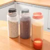 Storage Bottles Dust-proof Transparent Visible Cereals Grains Tea Rice Airtight Container For Home