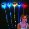 LED Light Lights Hairing Hair Braid Flight Luminescent Hairpin Novetly Ornament Girls LED Toys Year Party Hishavics Hisports Random 230605