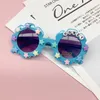 Солнцезащитные очки Girls Star Alphabet Sun Glasses Fashion Travel Retro Designers Boy Boy Round Rame Sunscreen Оптовые пляжные приморские моряные очки очки BC756