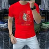 MENS Fashion Mens Designer T Shirts Wholesale Clothing Black White Design Men Casual Top Short Sleeve Asian Size M-4XL