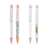 DIY Ballpoint Pen Sublimation Metal Aluminium Rod Blank Heat Transfer Logo Business Neutral Water Pen