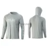 Outdoor Shirts Zomer Vissen Kleding Heren Lange Mouw Hoodie Jersey Camisa De Pesca Licht Kleur Vissen Shirts Uv Bescherming Sneldrogende Tops J230605