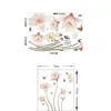 Adesivos de parede 11270CM PVC removível 3D flor borboleta adesivo colorido para sala de estar quarto banheiro casa embelezar decoração 230603