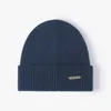 Beretten wollen winterhoeden voor vrouwen mannen zachte warme beanie casual solide volwassen dekdopput