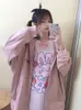 T-Shirt Deeptown Damen Anime Kawaii Harajuku Grafik Sommer Weiches Mädchen Cartoon Rosa Top Niedliches Print T-Shirt P230603