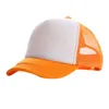 Ball Caps 1pcs Cap Cap Casual Plain Mesh Baseball Regulowane czapki Snapback dla chłopca Hip Hop Trucker Streetwear Hat Dad Hat