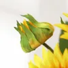 Kwiaty dekoracyjne sztuczny bukiet słonecznika sztuczny roślina kwiat domowy dom ogrodowy dekoracja ślubna DIY